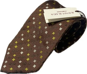 Corbata clásica moderna florentina Kenji Kaga hecha a mano Thai Trepigege de Sevenfold - Imagen 1 de 4