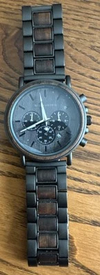 ¡Reloj de lujo BOBO BIRD para hombre! ¡Cronógrafo de madera y acero inoxidable! ¡Nunca usado! Foto 1 de 4