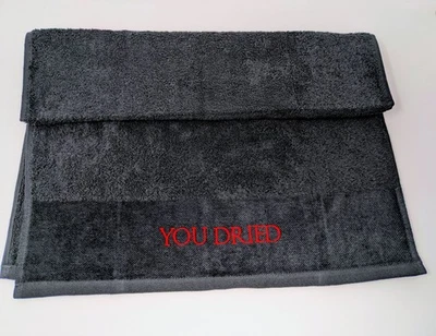 Towel "YOU DRIED" 100cm x 50cm death screen, Dark Souls, Elden Ring - Gamer - Image 1 of 4