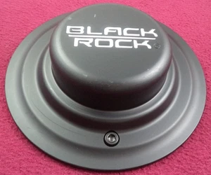 Black Rock Wheels Matte Black Custom Wheel Center Cap # A102F-4 (1) - Picture 1 of 3