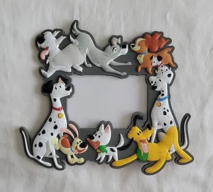 Disney Parks Disney Dogs Photo Picture Frame Magnet or Stand Lady Tramp Pluto - Picture 1 of 7