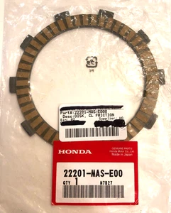 Original Honda 1998 1999 2002 2009 CBR900 VFR800 CLUTCH DISC P/N 22201-MAS-E00 - Picture 1 of 4