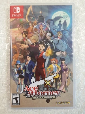 AMERICAIN APOLLO JUSTICE: ACE ATTORNEY TRILOGY (4,5,6) SWITCH USA NEW (GAME IN ENGLISH/FRA