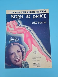 I've Got You Under My Skin 1936 Sheet Music Cole Porter Eleanor Powell - Picture 1 of 8