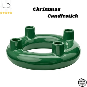 Candelabro KEA VINTERFINT - Redondeado Verde Oscuro 4 Candelabros Navidad - Imagen 1 de 2