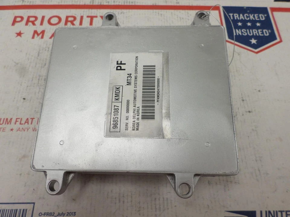 ENGINE COMPUTER PROGRAMMED CHEVROLET OPTRA 2007 96851087 ECU ECM PCM   - Image 1 of 1