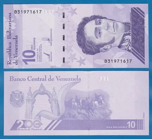 Venezuela 10 Bolivars P 116 Nuovo 2021 / 2022 UNC Digitale (10 Milioni di Bolivares) - Foto 1 di 1