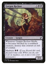 4x MTG Gorgon Recluse Commander 2019 NM Common Black Removal Creature Madness