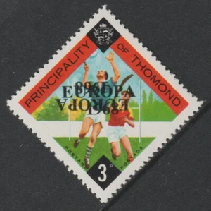 2482 - THOMOND 1968 HURLING with EUROPA OVERPRINT DOUBLED, one INVERTED mnh - Picture 1 of 2