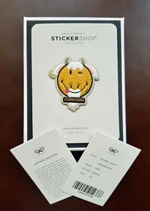 New Anya Hindmarch Sticker “ Capricorn Wink “ Zodiac Sticker - Picture 1 of 3