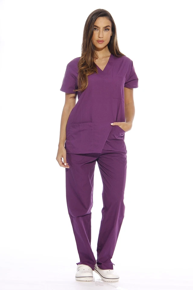 Just Love Women's Medical Scrubs - Six Pocket Set with Comfortable V-Neck and - Image 1 of 1