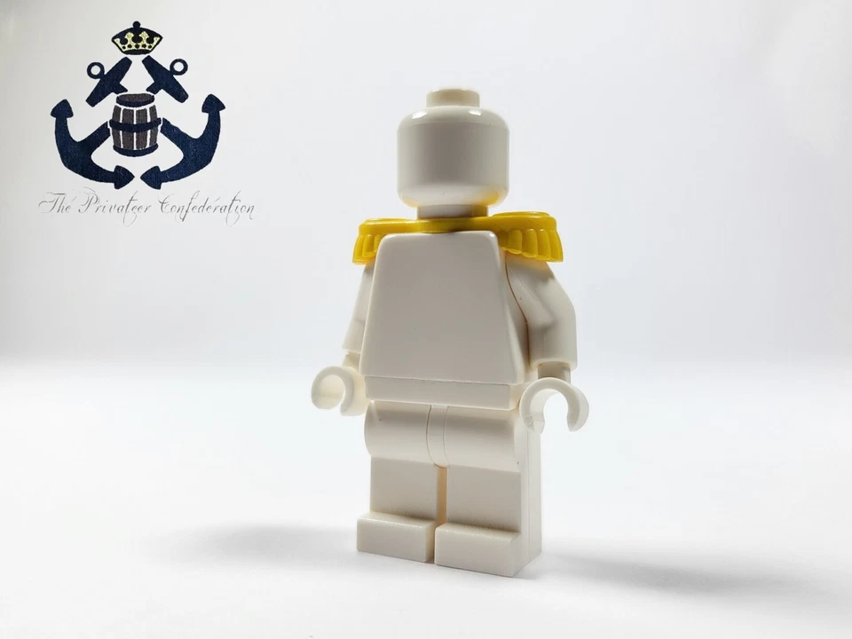 LEGO 1980s 1990s Piratas Abrigo Rojo Azul Charreteras Amarillas 2526 Para Minifigura Foto 1 de 1