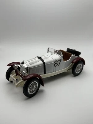 Burago - Blanco 1931 Mercedes Benz SSK Escala 1:18 Diecast Modelo Coche #87 Foto 1 de 4
