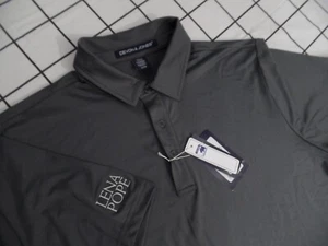 NWT FROST BANK Employee Polo Shirt Short Sleeve Size XL GRAY - Picture 1 of 8
