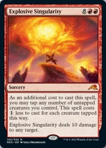 Explosive Singularity x1 1x FOIL Kamigawa: Neon Dynasty NM MTG - Picture 1 of 1