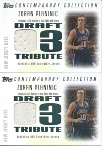 ZORAN PLANINIC 2003-04 TOPPS CONTEMPORARY COLLECTION JERSEY (/250) RC LOT OF 2 - Picture 1 of 2
