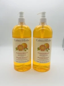 Crabtree & Evelyn Tarocco Orange Bath & Shower Gel 33.8 fl oz JUMBO Lot 2 - Picture 1 of 3