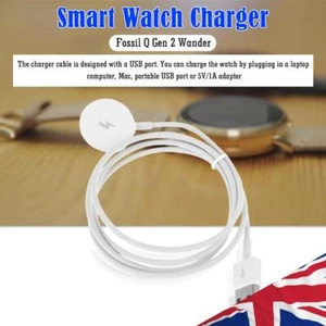 USB Charging Cable Stand Replacement Watch Charger Adapter for Fossil Gen 1/2/3 - Zdjęcie 1 z 12