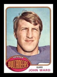 1976 Topps John Ward #268 Rookie RC Set Break Tampa Bay Buccaneers
