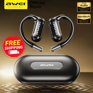 Awei OWS T93 Open Ear Earphone Dual Bass Wireless Earphones Bluetooth - Picture 1 of 16