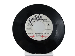45 RECORD - TINY TIM - BRING BACK THOSE ROCKABYE DAYS - Picture 1 of 1