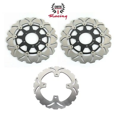 Rotores de freno delanteros traseros para Kawasaki Ninja ZX14R ZX1400 2006-22 Z1000 2014 2015 Foto 1 de 4