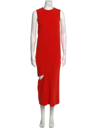 MAISON MARGIELA ABITO a matita MIDI rosso MAISON Martin MARGIELA originale nuovo con etichette