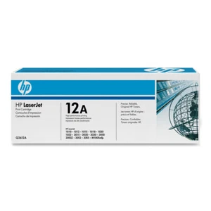 Original HP Toner 12A Q2612A schwarz neu B W - Afbeelding 1 van 1