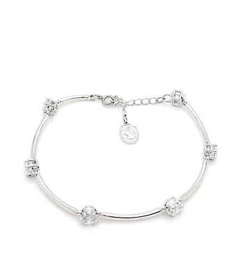 Nuevo Brazalete Brazalete Constella 100% Auténtico Swarovski Blanco Rodio 5641680 Foto 1 de 4