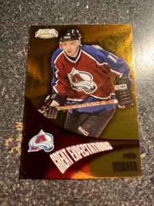 Radim Vrbata Avalanche 2002-03 Pacific Exclusive Great Expectations Insert #5