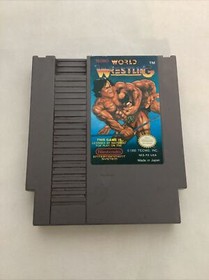 SOLO CARTUCHO de videojuego Tecmo World Wrestling NES