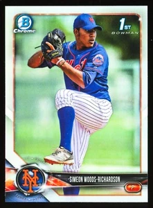 Bowman Draft Chrome 2018 #BDC-181 Simeon Woods Richardson Refractor (RC) - Imagen 1 de 2