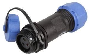 PRO ELEC - Circular Threaded Connector Inline Socket, 3-Pole, 5-8mm, IP68 - Picture 1 of 1