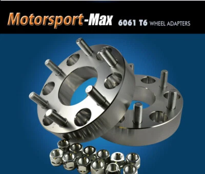 2 Wheel Adapters 6x5 To 6x5.5 | 6 Lug Chevy Toyota Rims on Envoy Trailblazer 1" - Изображение 1 из 3