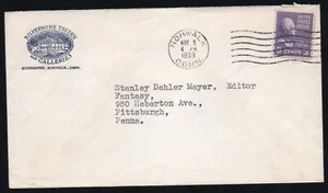 5 de mayo de 1939 Silvermine Tavern and Galleries Norwalk CT a Pittsburgh PA - Imagen 1 de 1
