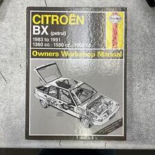 Citroen BX petrol 1983-1991 Haynes Owners Workshop Manual No. 908