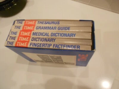 THE TIMESAVER REFERENCE SET BY TIME 1986 ISSUE VG+ CONDITION 5 BOOK SET - Image 1 of 4