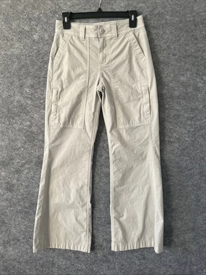 Pantalones American Eagle Snappy elásticos tiro bajo holgados acampanados pierna ancha retro Y2K Foto 1 de 4