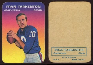 1970 Topps Super Glossy #15 Fran Tarkenton New York Giants HOF U. of Georgia NM - Bild 1 von 1