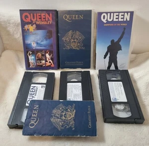Queen Live At Wembley 1986 VHS Cassette EMI Bundle - Picture 1 of 6