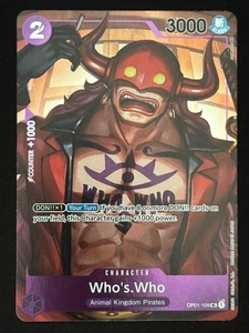 Who's.Who (OP01-109) (Box Topper) - Romance Dawn (OP01) - One Piece - Imagen 1 de 2