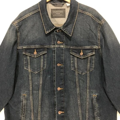 Chaqueta vaquera Signature by Levi Strauss dorada para hombre XXL azul clásico camionero Foto 1 de 4