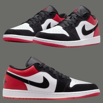 Nike Air Jordan 1 Low SE Shoes White Black Varsity Red IB8971-106 Mens Sizes NEW - Image 1 of 4