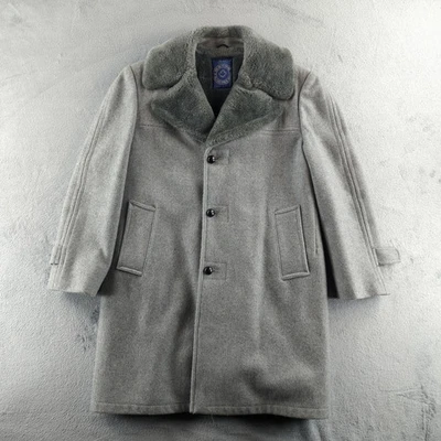 Vintage Sears The Men's Store Coat Mens Large Faux Fur Lined Made in Canada - Image 1 of 4
