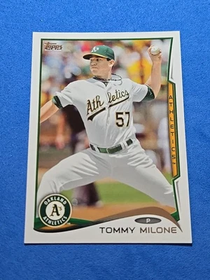 2014 Tommy Milone Topps #572 - Image 1 of 2