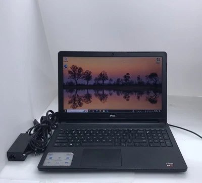 DELL INSPIRON 5555 AMD A8-7410@2.20GHz 8GB 256GB SSD W10P WAC *READ - Image 1 of 4