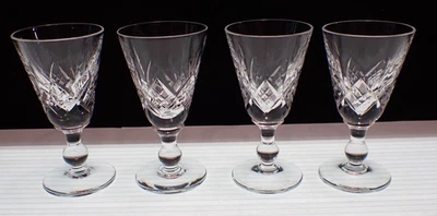 Set of 4 Stuart Crystal Glengarry Liqueur Glasses - Aperitif, Cordial - Image 1 of 4