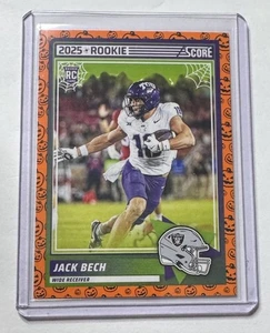 Jack Bech 2025 SCORE A TREAT FOOTBALL #63 Football CARD RAIDERS RC ZUCCA - Foto 1 di 6