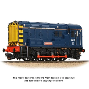 OO Gauge Bachmann Class 08 08617 'Steve Purser' BR Blue Locomotive DCC Ready NEW - Picture 1 of 7