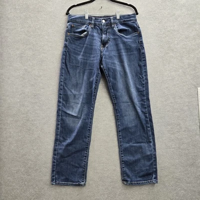 Lucky Brand Men Jeans 32X30 Blue Brown Denim 221 Straight Leg 28" Inseam - Image 1 of 4